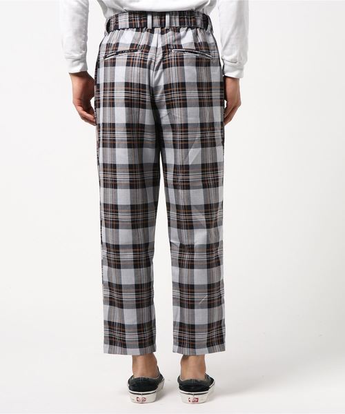 YARD PLUS(ヤードプリュス)の「YARD PLUS 2タックイージーチェックパンツ(その他パンツ・メンズ・ブラウン/ブルー・MEDIUM/LARGE)」の3枚目の写真