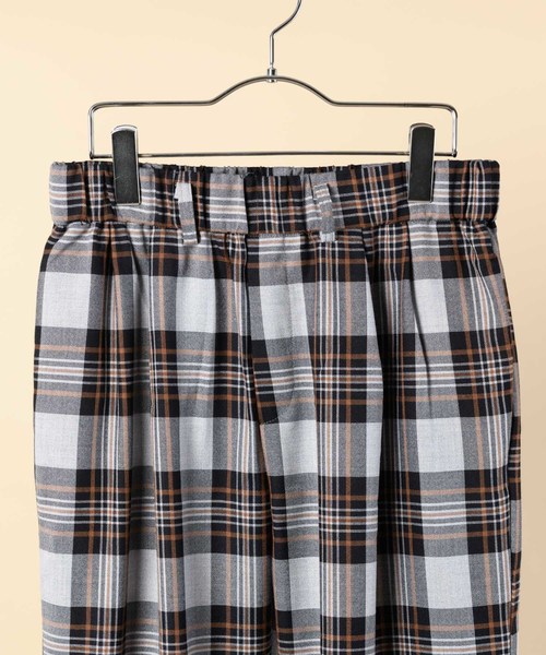 YARD PLUS(ヤードプリュス)の「YARD PLUS 2タックイージーチェックパンツ(その他パンツ・メンズ・ブラウン/ブルー・MEDIUM/LARGE)」の7枚目の写真