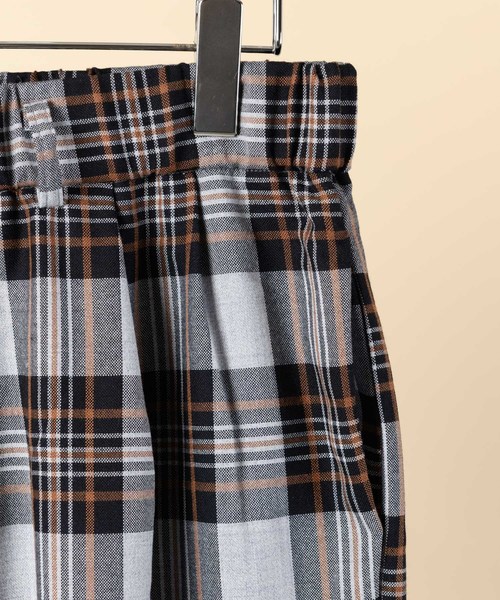 YARD PLUS(ヤードプリュス)の「YARD PLUS 2タックイージーチェックパンツ(その他パンツ・メンズ・ブラウン/ブルー・MEDIUM/LARGE)」の14枚目の写真