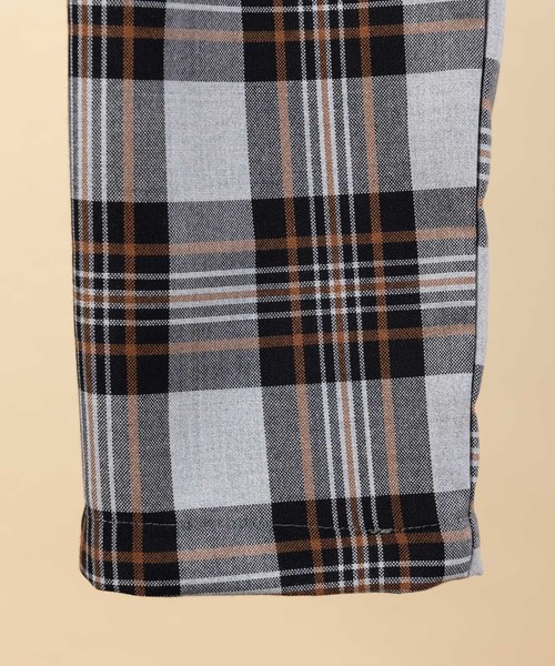 YARD PLUS(ヤードプリュス)の「YARD PLUS 2タックイージーチェックパンツ(その他パンツ・メンズ・ブラウン/ブルー・MEDIUM/LARGE)」の6枚目の写真
