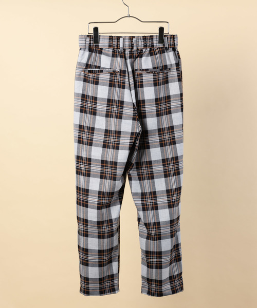 YARD PLUS(ヤードプリュス)の「YARD PLUS 2タックイージーチェックパンツ(その他パンツ・メンズ・ブラウン/ブルー・MEDIUM/LARGE)」の5枚目の写真