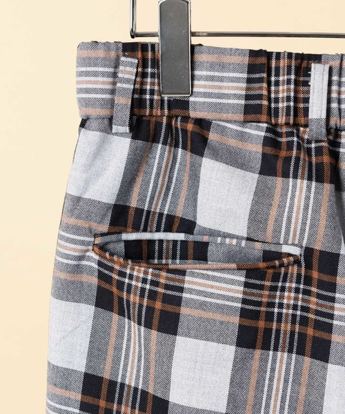YARD PLUS(ヤードプリュス)の「YARD PLUS 2タックイージーチェックパンツ(その他パンツ・メンズ・ブラウン/ブルー・MEDIUM/LARGE)」の9枚目の写真