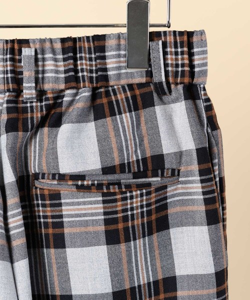 YARD PLUS(ヤードプリュス)の「YARD PLUS 2タックイージーチェックパンツ(その他パンツ・メンズ・ブラウン/ブルー・MEDIUM/LARGE)」の12枚目の写真