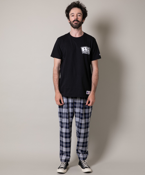 YARD PLUS(ヤードプリュス)の「YARD PLUS 2タックイージーチェックパンツ(その他パンツ・メンズ・ブラウン/ブルー・MEDIUM/LARGE)」の17枚目の写真
