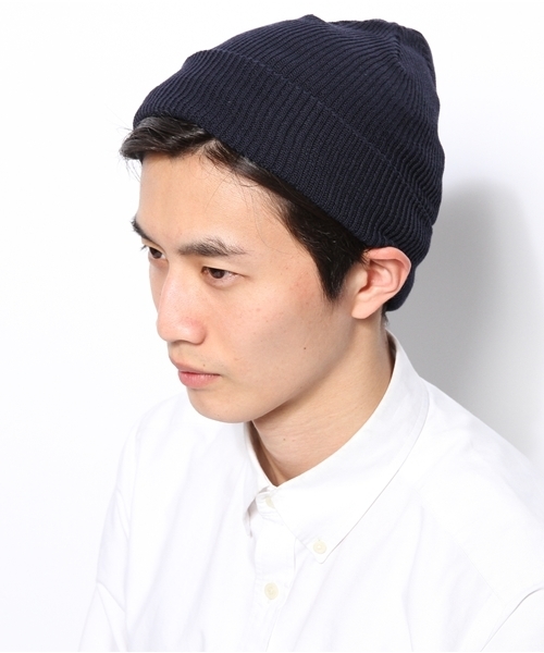 MIDWEST(ミッドウエスト)の「KIJIMA TAKAYUKI ニットキャップ(ニットキャップ/ビーニー・メンズ・ブラック/ネイビー・FREE)」の6枚目の写真