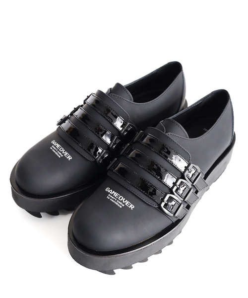 SHAREEF（シャリーフ）の「THREE BELTS MONK（ドレスシューズ・メンズ・ホワイト/ブラック/ネイビー/オレンジ・1/2/3）」の18枚目の写真