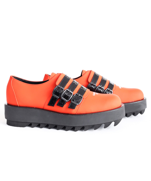 SHAREEF（シャリーフ）の「THREE BELTS MONK（ドレスシューズ・メンズ・ホワイト/ブラック/ネイビー/オレンジ・1/2/3）」の19枚目の写真