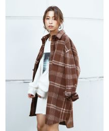 Ungrid | シャギーチェックルーズシャツ(シャツ/ブラウス)