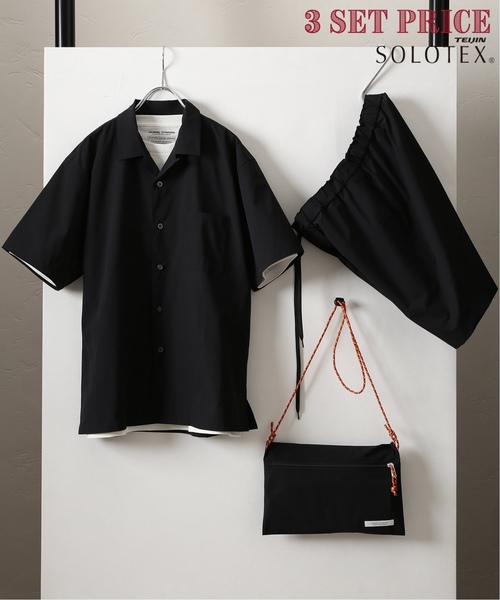 美品ジャーナルスタンダード夏のセットアップ3点セットオープンシャツSOLOTEX JOURNAL STANDARD（ジャーナルスタンダード）の「【SOLOTEX