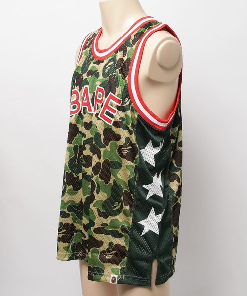 A BATHING APE（アベイシングエイプ）の「ABC BASKETBALL TANK