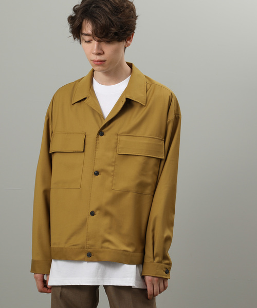 JUNRED（ジュンレッド）の「WフラップTRブルゾン（ブルゾン・メンズ・ブラック/ブラウン系その他2/イエロー系その他2・M/L）」の10枚目の写真