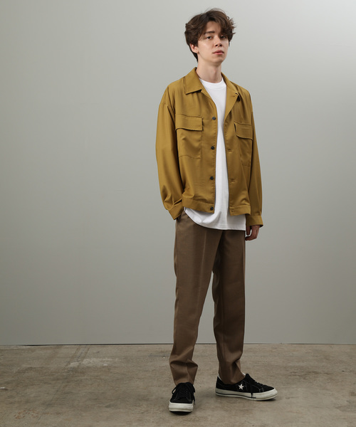 JUNRED（ジュンレッド）の「WフラップTRブルゾン（ブルゾン・メンズ・ブラック/ブラウン系その他2/イエロー系その他2・M/L）」の12枚目の写真