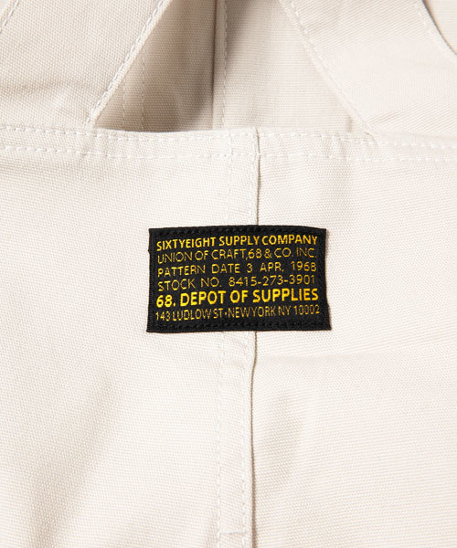 68&brothers(シックスティエイトアンドブラザーズ)の「N-1 Overall(その他パンツ・メンズ・ベージュ/オフホワイト/オリーブ・SMALL/MEDIUM/LARGE/X-LARGE)」の6枚目の写真