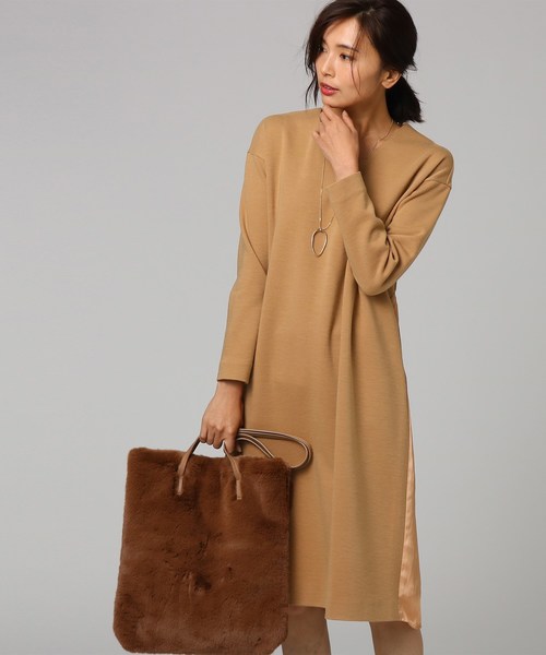 21人気no 1の の セール ワンピース 洗える Untitled アンタイトル のワンピース L Untitled アンタイトル のファッション サテンバックシャンワンピース 153 19 02 をセール価格で購入できます Untitled サテンバックシャンワンピース