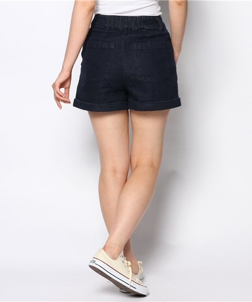 WEGO（ウィゴー）の「WEGO/ハイウエストタックショーツ（チノパンツ・レディース・ブラック/インディゴブルー/ネイビー/その他1・FREE）」の15枚目の写真