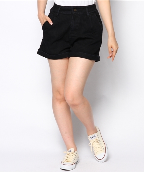 WEGO（ウィゴー）の「WEGO/ハイウエストタックショーツ（チノパンツ・レディース・ブラック/インディゴブルー/ネイビー/その他1・FREE）」の17枚目の写真