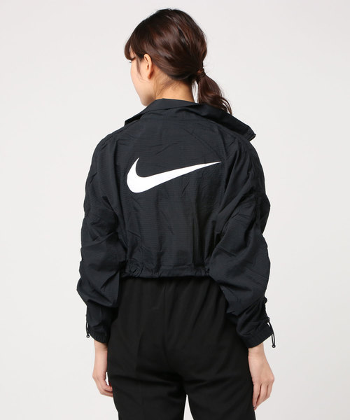 セール ナイキ Cj3774 ジャケット アウター Nike その他アウター ジャケット W ウーブン スウッシュ W 010black White その他アウター Nike ナイキ のファッション 買い保障できる大特価 その他アウター