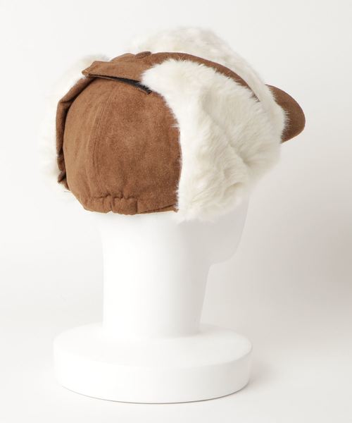 PARKS TOKYO SELECT（パークストウキョウセレクト）の「【AD】ボアキャップ（キャップ・レディース・ブラック/キャメル・FREE）」の3枚目の写真