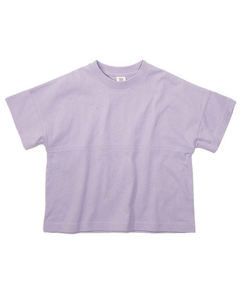 devirock（デビロック）の「バックロゴプリント半袖Tシャツ（Tシャツ/カットソー・キッズ・パープル系その他/モカ/ピンク系その他/イエロー系その他/パープル/ブルーグレー/ベージュ/ブラック/ダークオリーブ/ホワイト/ダークベージュ/ネイビー/ブルー系その他/バイオレット/グリーン系その他/グレー系その他/パープル系その他2・110cm/100cm/160cm/90cm/140cm/130cm/150cm/120cm/80ｃｍ）」の19枚目の写真