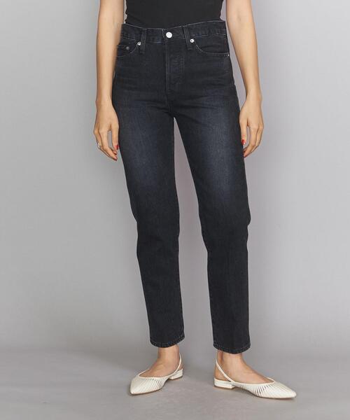 BEAUTY&YOUTH UNITED ARROWS（ビューティーアンドユースユナイテッドアローズ）の「BY スリムストレートデニムパンツ（デニムパンツ・レディース・ブラック/コバルトブルー/その他1/オフホワイト・LARGE/MEDIUM/SMALL）」の6枚目の写真