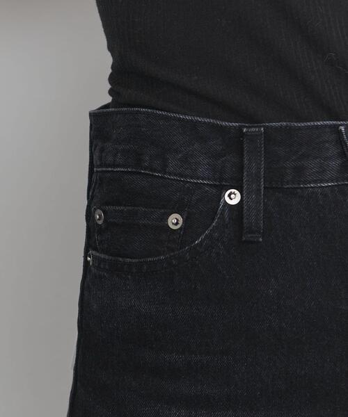 BEAUTY&YOUTH UNITED ARROWS（ビューティーアンドユースユナイテッドアローズ）の「BY スリムストレートデニムパンツ（デニムパンツ・レディース・ブラック/コバルトブルー/その他1/オフホワイト・LARGE/MEDIUM/SMALL）」の7枚目の写真
