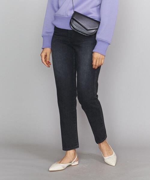 BEAUTY&YOUTH UNITED ARROWS（ビューティーアンドユースユナイテッドアローズ）の「BY スリムストレートデニムパンツ（デニムパンツ・レディース・ブラック/コバルトブルー/その他1/オフホワイト・LARGE/MEDIUM/SMALL）」の8枚目の写真