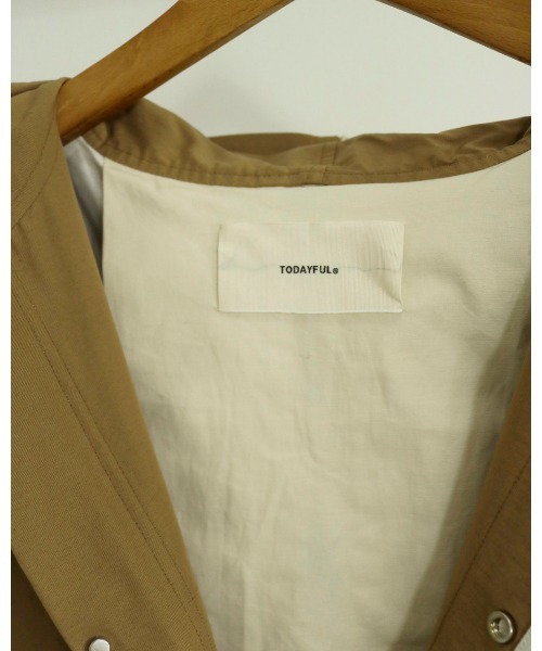 TODAYFUL(トゥデイフル)の「マウンテンオーバーコート(モッズコート・レディース・ベージュ・36inch/38inch)」の10枚目の写真