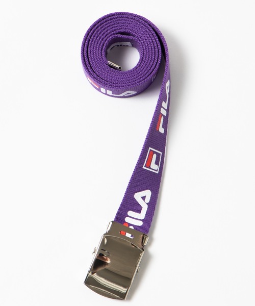 FILA（フィラ）の「∴WEGO/FILA別注ロゴプリントガチャベルト（ベルト・メンズ・イエロー/オレンジ/パープル/ホワイト/ブラック・FREE）」の4枚目の写真