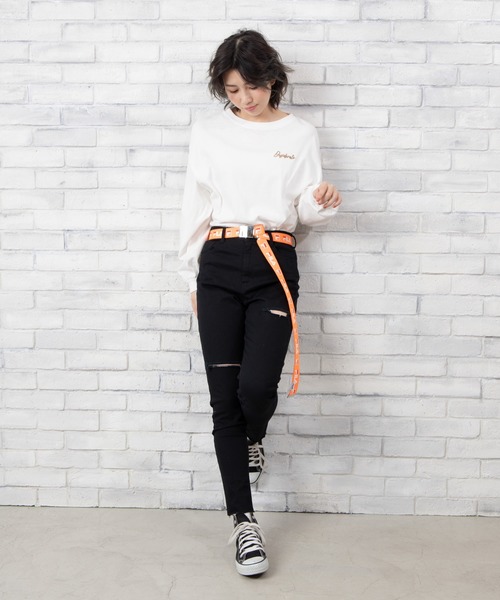 FILA（フィラ）の「∴WEGO/FILA別注ロゴプリントガチャベルト（ベルト・メンズ・イエロー/オレンジ/パープル/ホワイト/ブラック・FREE）」の16枚目の写真