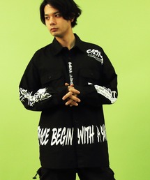 8(eight) | デコレーション ビッグシャツ オーバー ビッグシルエット(シャツ/ブラウス)