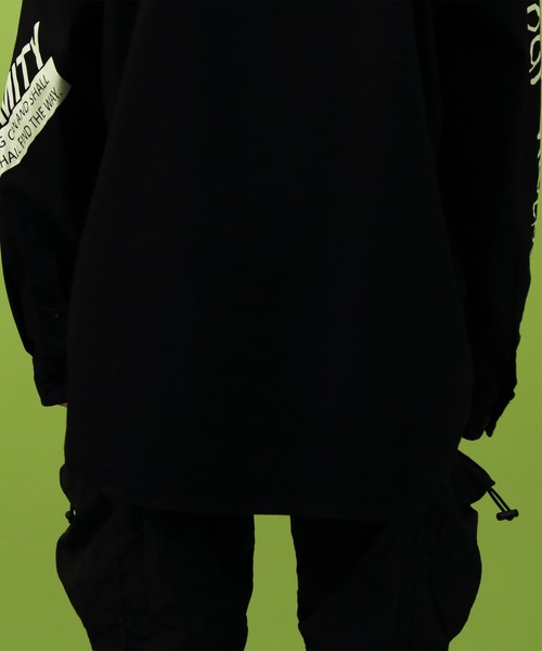 ８(eight)（エイト）の「デコレーション ビッグシャツ オーバー ビッグシルエット（シャツ/ブラウス・メンズ・ブラック/ベージュ/オリーブ/ブルー・FREE）」の22枚目の写真