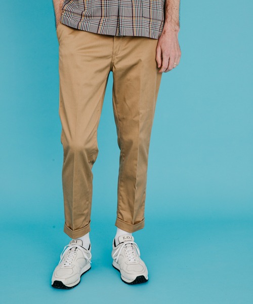 MR.OLIVE（ミスターオリーブ）の「T/C ストレッチ ツイル/ ワーカーズ  スラックス(センタープレスパンツ)（スラックス・メンズ・オリーブ/ベージュ/ブラック・MEDIUM/SMALL/LARGE）」の9枚目の写真