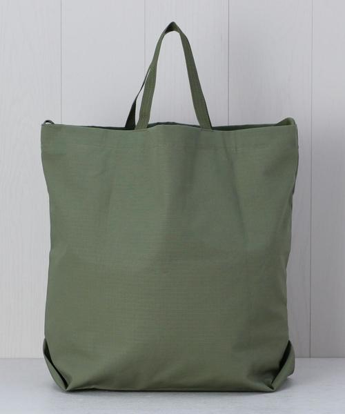 Engineered Garments(エンジニアードガーメンツ)の「<Engineered Garments> CARRY ALL TOTE/バック.(トートバッグ・メンズ・オリーブ/ネイビー・FREE)」の4枚目の写真