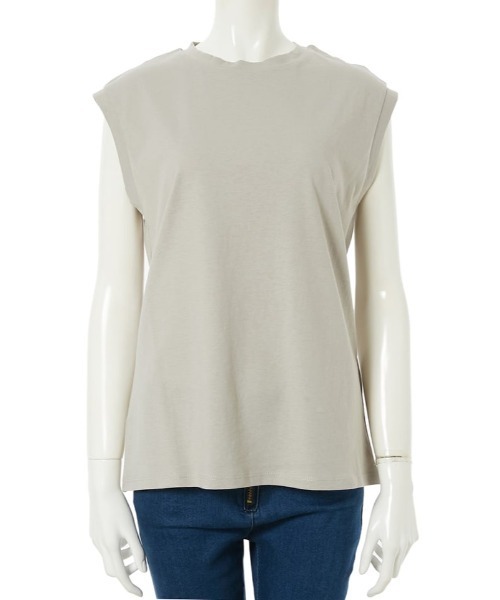 fifth（フィフス）の「ノースリーブカットソー（Tシャツ/カットソー・レディース・ホワイト/グレイッシュベージュ・MEDIUM）」の15枚目の写真