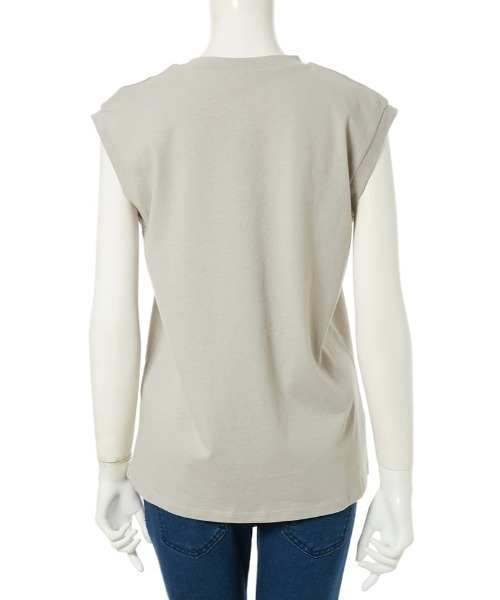 fifth（フィフス）の「ノースリーブカットソー（Tシャツ/カットソー・レディース・ホワイト/グレイッシュベージュ・MEDIUM）」の13枚目の写真