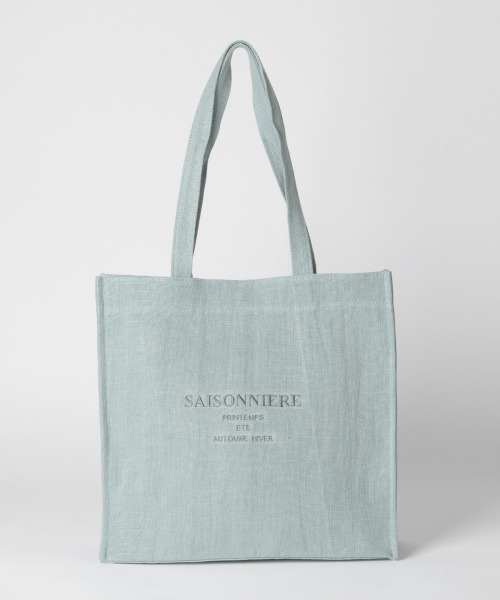 LOWRYS FARM(ローリーズファーム)の「シシュウトートBAG 887402(トートバッグ・レディース・ブルー/オレンジ/オレンジ系その他/グリーン・FREE)」の6枚目の写真