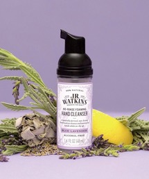 J.R.Watkins（ジェイアールワトキンス）の「J.R.WATKINS/ノーリンス フォーミング ハンドクレンザー 48ml ブルーラベンダー（ハンドソープ・キッズ）」
