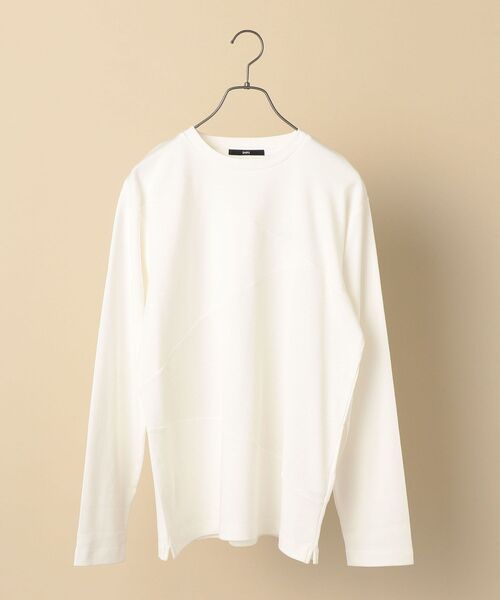 SHIPS(シップス)の「SC: ワッフル/スムース 異素材切り替え ロングスリーブ Tシャツ (ロンT)(Tシャツ/カットソー・メンズ・ベージュ/ネイビー/オフホワイト/ピンク系その他・MEDIUM/LARGE/X-LARGE/SMALL)」の18枚目の写真