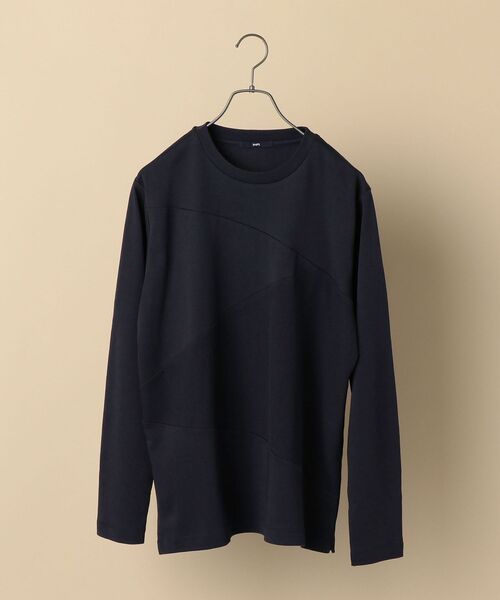 SHIPS(シップス)の「SC: ワッフル/スムース 異素材切り替え ロングスリーブ Tシャツ (ロンT)(Tシャツ/カットソー・メンズ・ベージュ/ネイビー/オフホワイト/ピンク系その他・MEDIUM/LARGE/X-LARGE/SMALL)」の22枚目の写真
