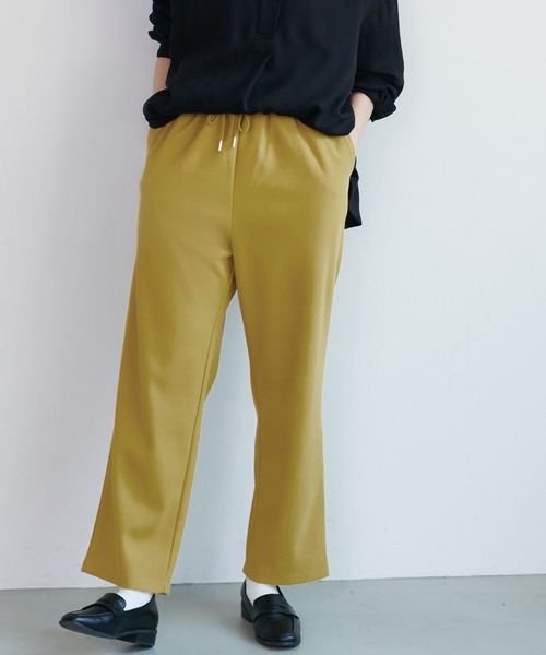 coca(coca)(コカ)の「ジョーゼットリラックスパンツ(その他パンツ・レディース・ブラック/イエロー/アイボリー/グレイッシュベージュ・ONE SIZE)」の4枚目の写真