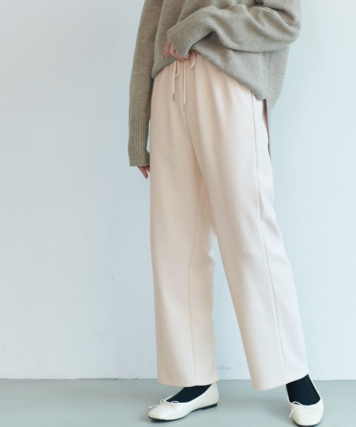 coca(coca)(コカ)の「ジョーゼットリラックスパンツ(その他パンツ・レディース・ブラック/イエロー/アイボリー/グレイッシュベージュ・ONE SIZE)」の2枚目の写真