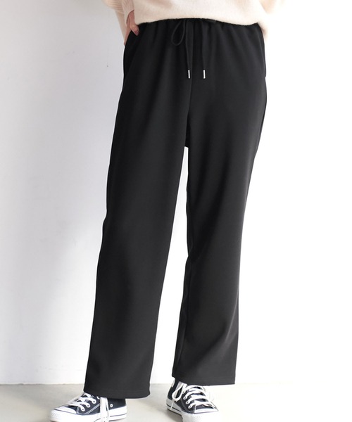 coca(coca)(コカ)の「ジョーゼットリラックスパンツ(その他パンツ・レディース・ブラック/イエロー/アイボリー/グレイッシュベージュ・ONE SIZE)」の3枚目の写真