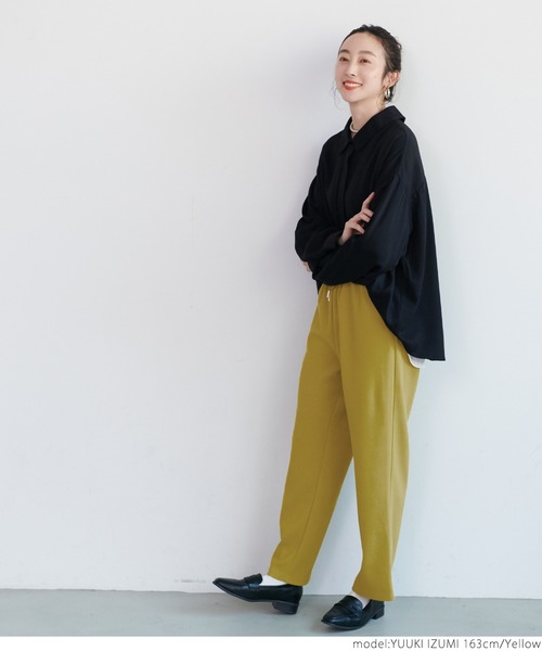 coca(coca)(コカ)の「ジョーゼットリラックスパンツ(その他パンツ・レディース・ブラック/イエロー/アイボリー/グレイッシュベージュ・ONE SIZE)」の12枚目の写真