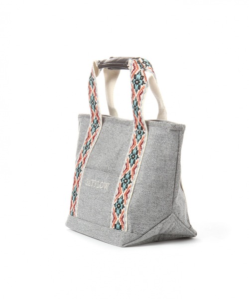 BAYFLOW(ベイフロー)の「ジャガードテープロゴトートM 20AW(トートバッグ・レディース・ナチュラル/グレー・FREE)」の7枚目の写真