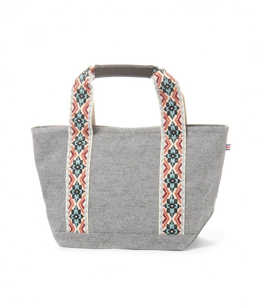 BAYFLOW(ベイフロー)の「ジャガードテープロゴトートM 20AW(トートバッグ・レディース・ナチュラル/グレー・FREE)」の8枚目の写真