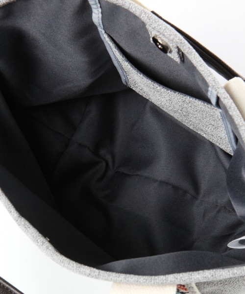 BAYFLOW(ベイフロー)の「ジャガードテープロゴトートM 20AW(トートバッグ・レディース・ナチュラル/グレー・FREE)」の3枚目の写真