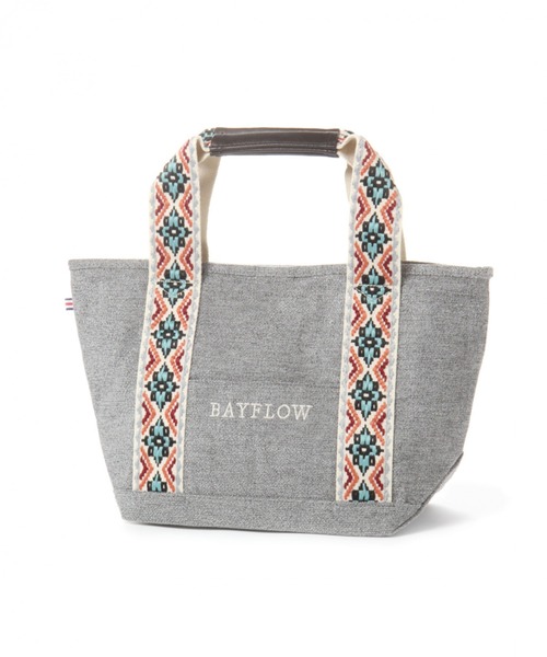 BAYFLOW(ベイフロー)の「ジャガードテープロゴトートM 20AW(トートバッグ・レディース・ナチュラル/グレー・FREE)」の17枚目の写真