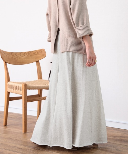 L'Appartement 切りっぱなし加工スウェットロングスカート 楽天市場】L'Appartement/アパルトモン 定番 裏毛スウェット