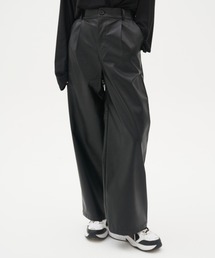 FEKETE | FEKETE MADE FAKE LEATHER SLACKS PANTS（SET-UP）(その他パンツ)