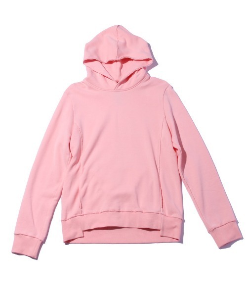 wjk(ダヴルジェイケイ)の「mpa2453-cut off sweat pull-parker パーカー(パーカー・メンズ・ピンク/トップグレー/ブラック・L/M/XL/S)」の9枚目の写真